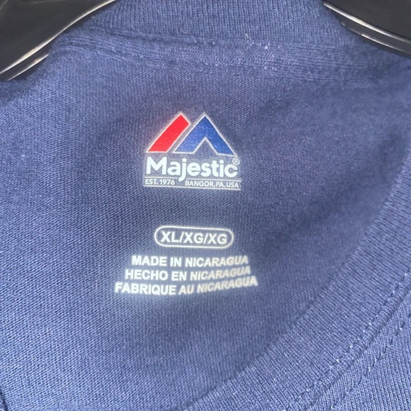 Majestic: HOUSTON ASTROS shirt, 2018 POSTSEASON "NEVER SETTLE"  Size XL - Picture 5 of 5